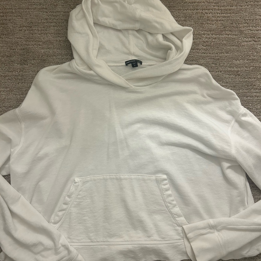 James Perse Cotton Pullover Hoodie